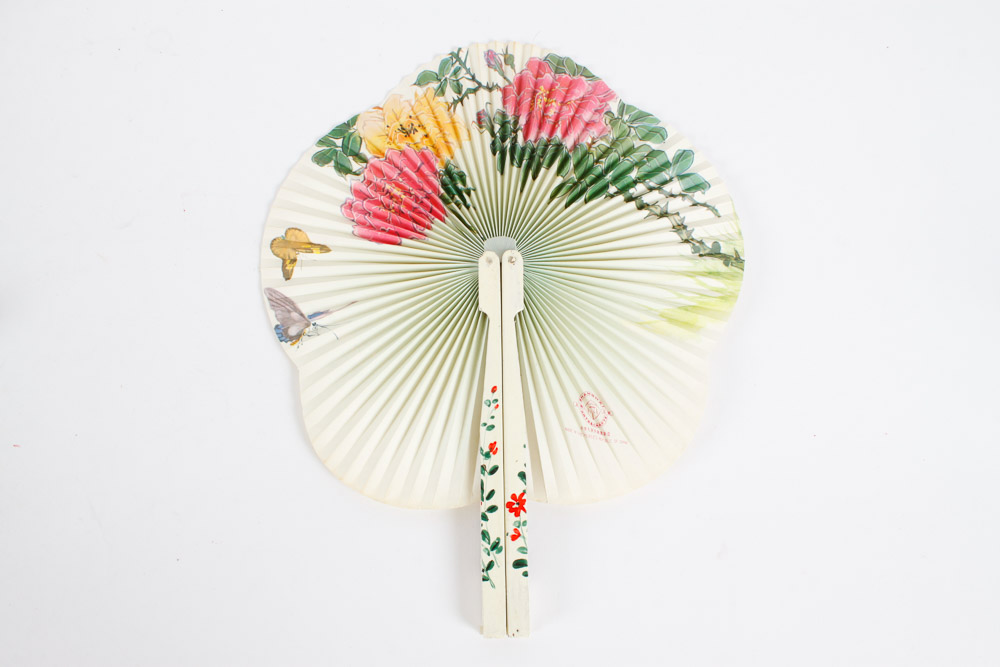 Vintage Embroidered Handkerchiefs and Fans