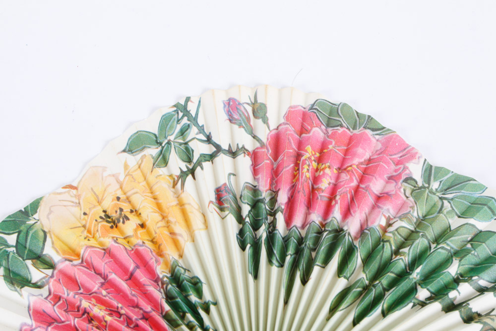 Vintage Embroidered Handkerchiefs and Fans