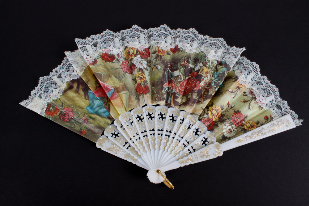Vintage Embroidered Handkerchiefs and Fans