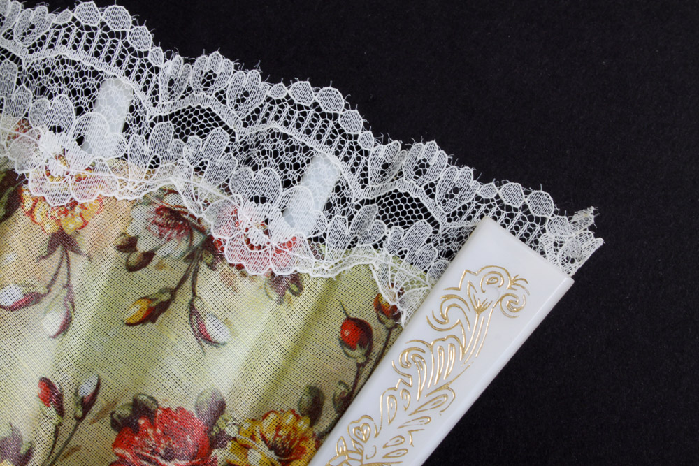 Vintage Embroidered Handkerchiefs and Fans