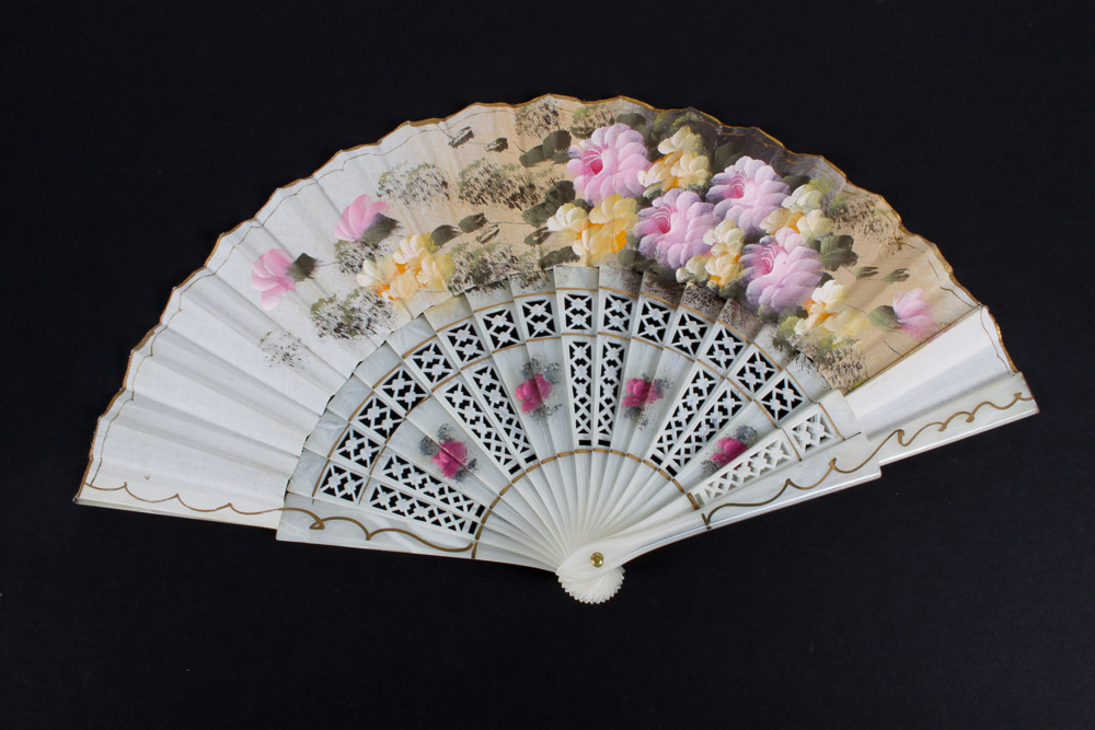 Vintage Embroidered Handkerchiefs and Fans
