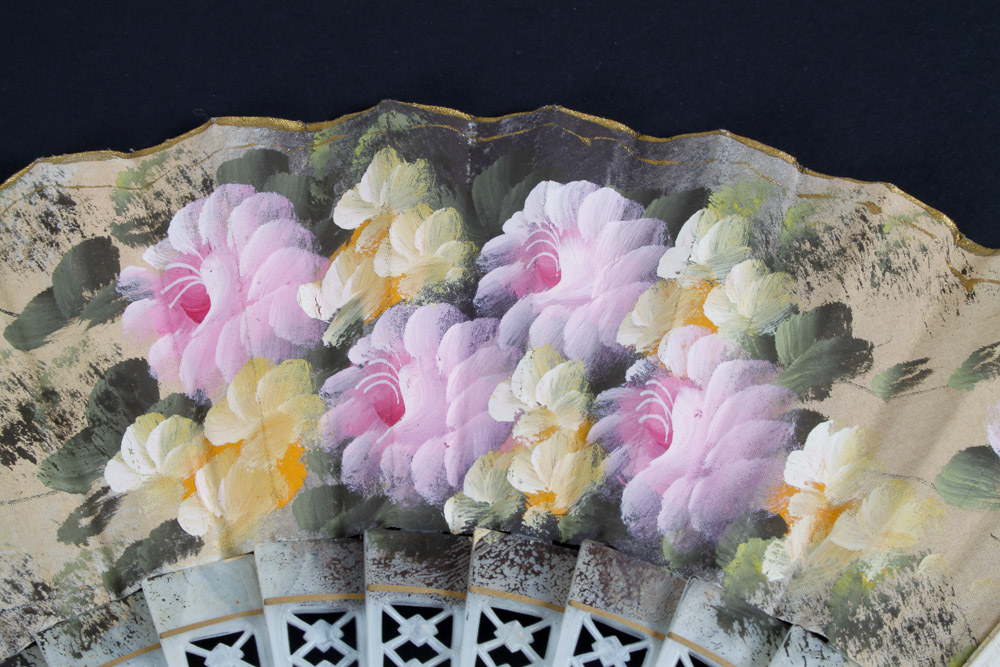 Vintage Embroidered Handkerchiefs and Fans