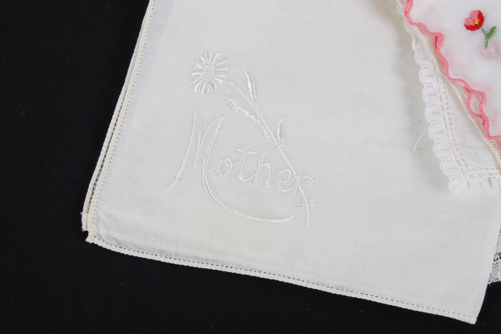 Vintage Embroidered Handkerchiefs and Fans