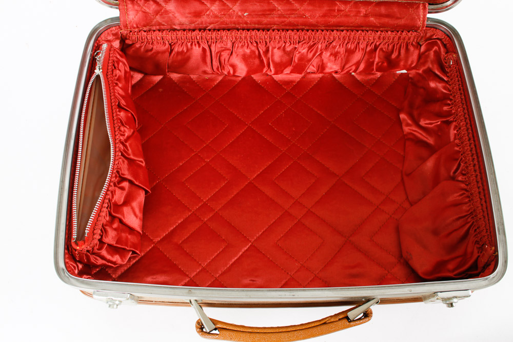 Vintage American Tourister Suitcase and Brown Bags