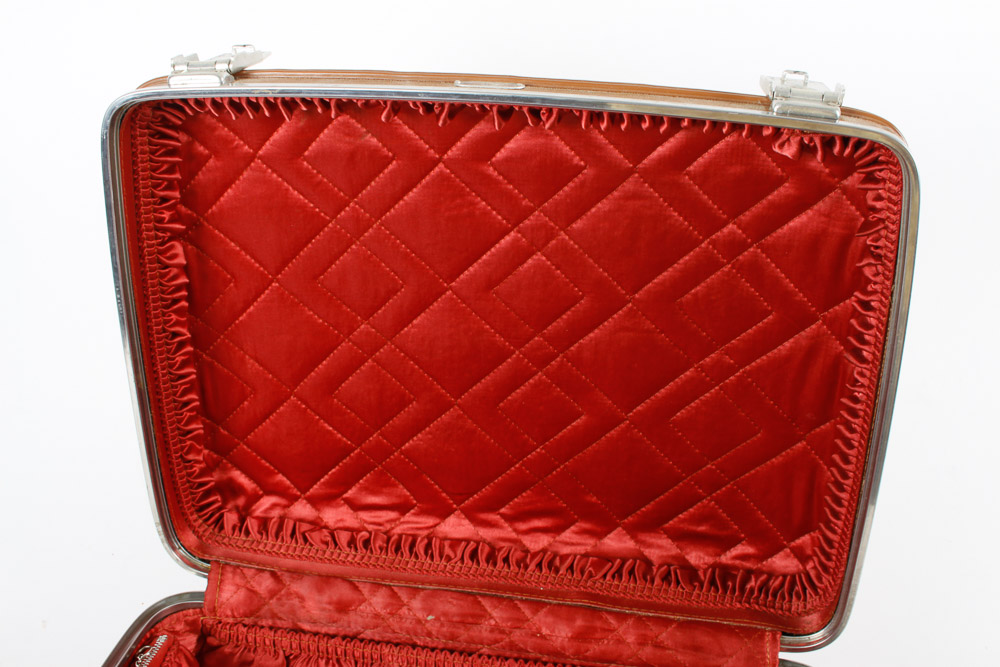 Vintage American Tourister Suitcase and Brown Bags