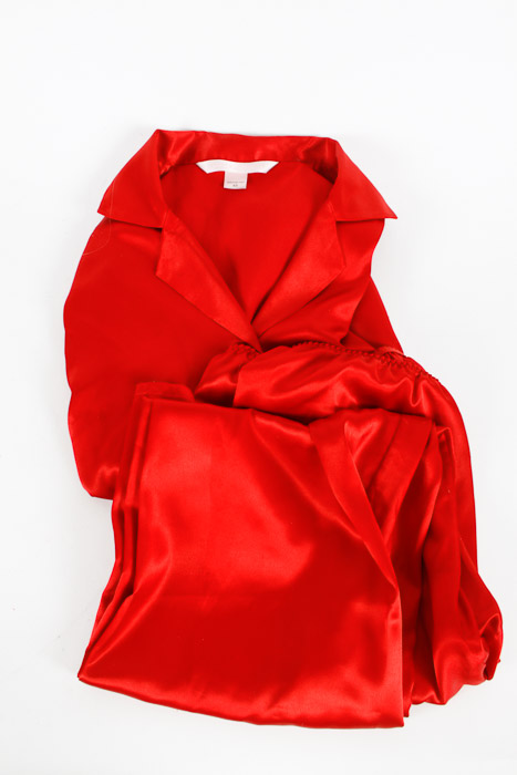 Six Satin Pajama Sets