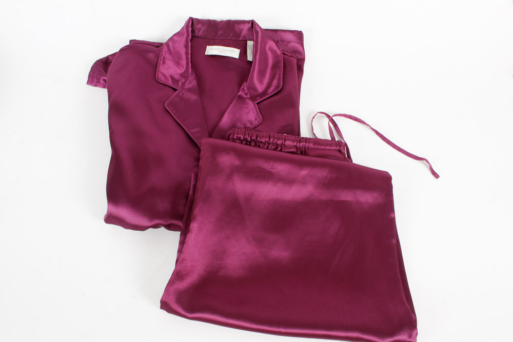 Six Satin Pajama Sets