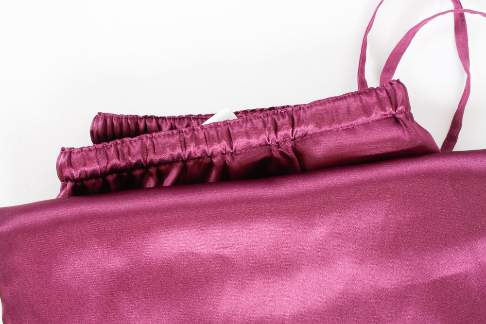 Six Satin Pajama Sets