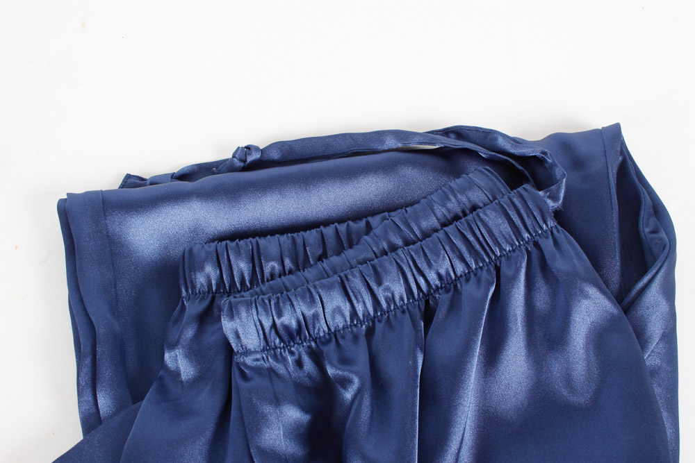 Six Satin Pajama Sets