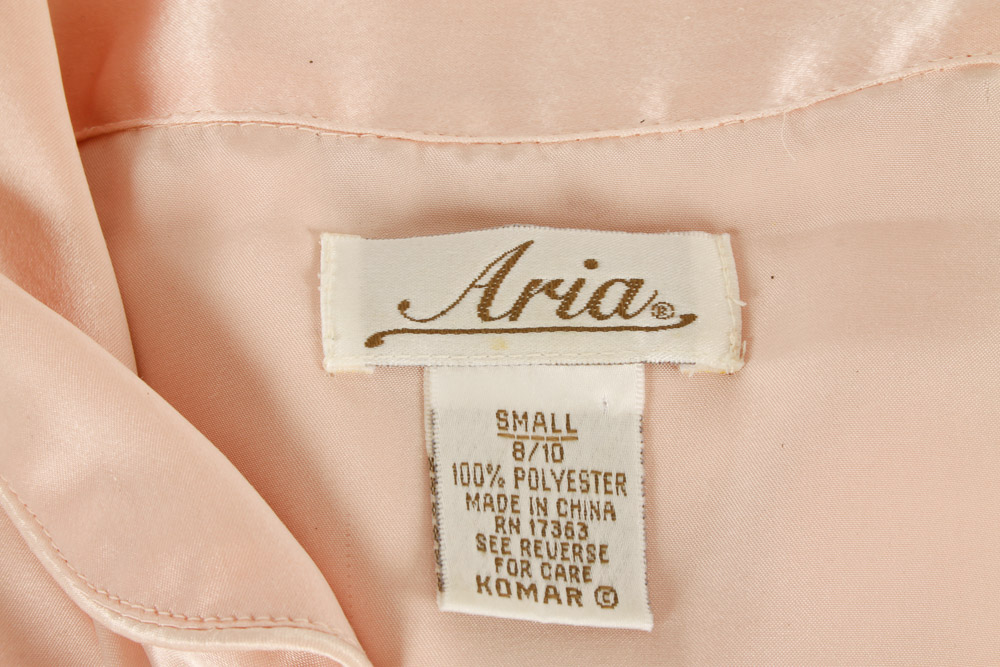 Six Satin Pajama Sets