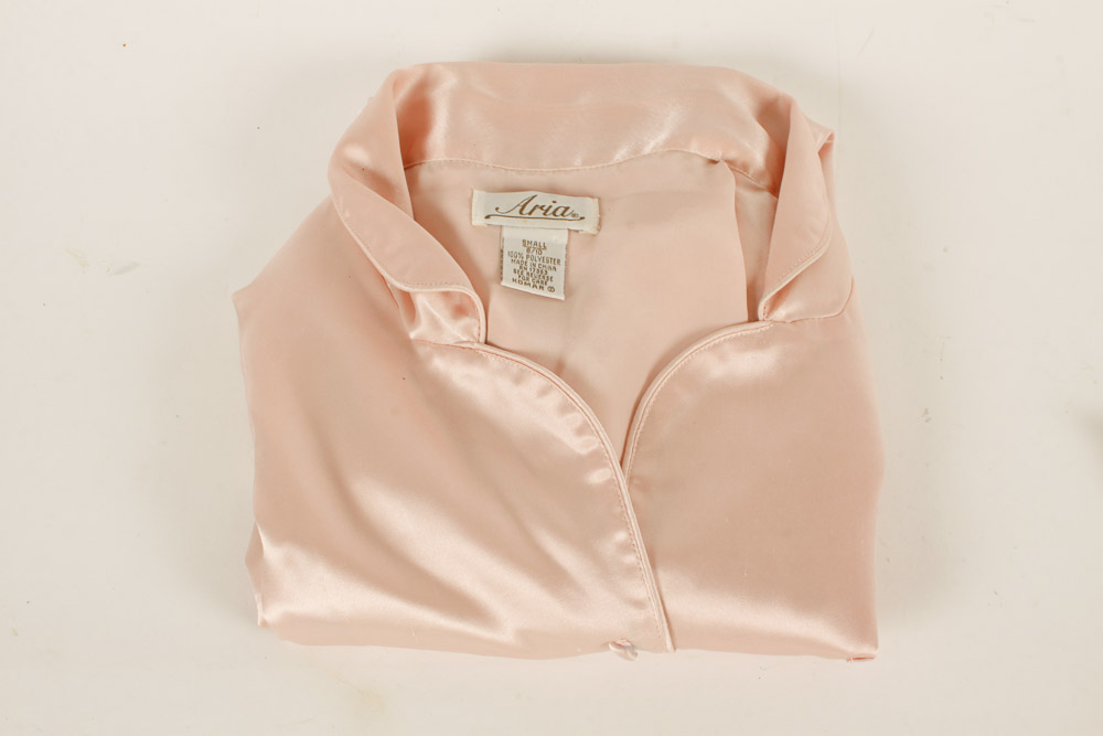 Six Satin Pajama Sets