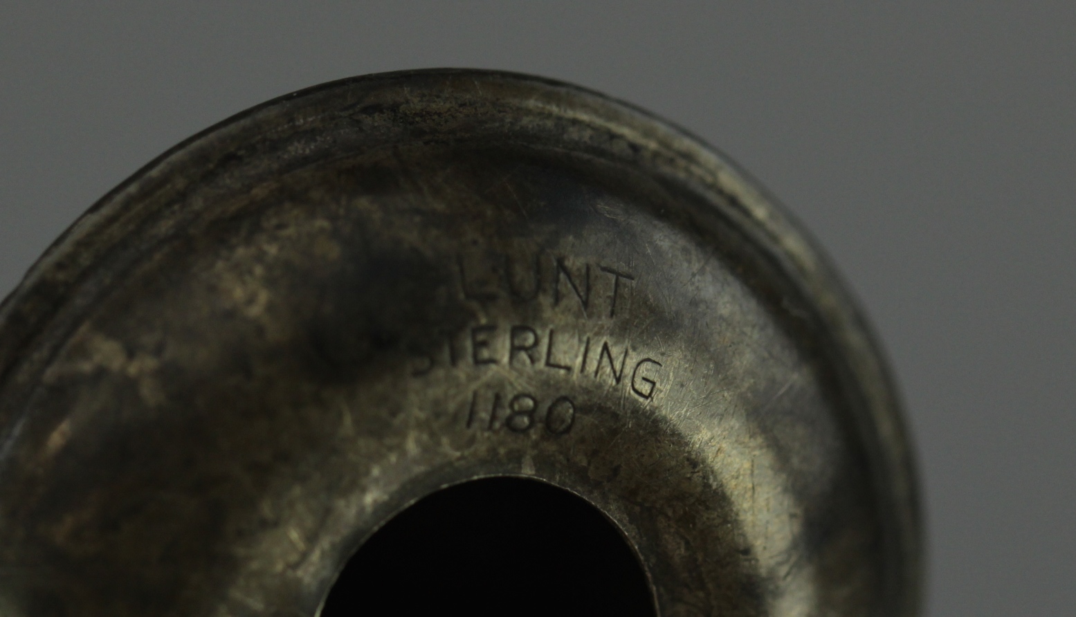 Vintage Lunt Sterling Silver Baby Rattle