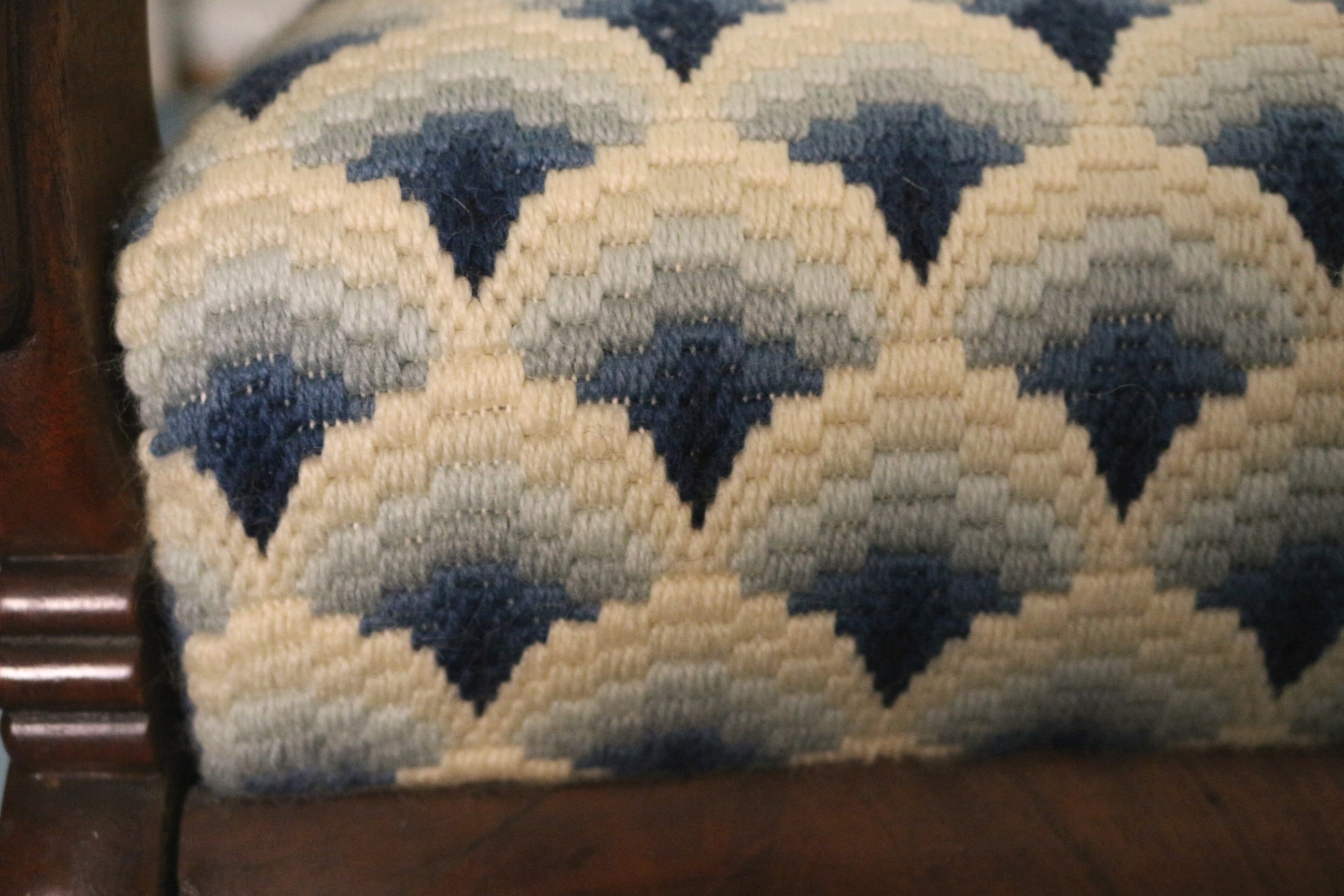 Swan Neck Rocking Chair with Ottoman