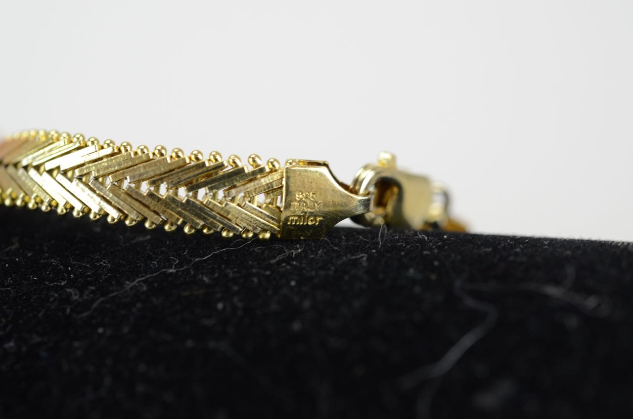 Three Vermeil Bracelets