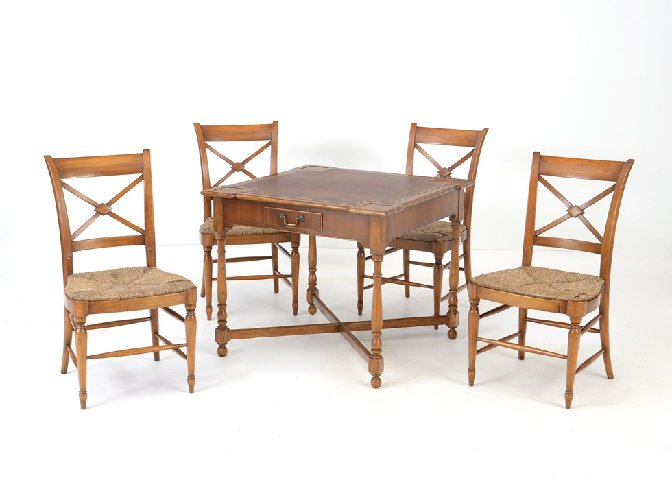 Alfonso Marina Gaming Table and Chairs