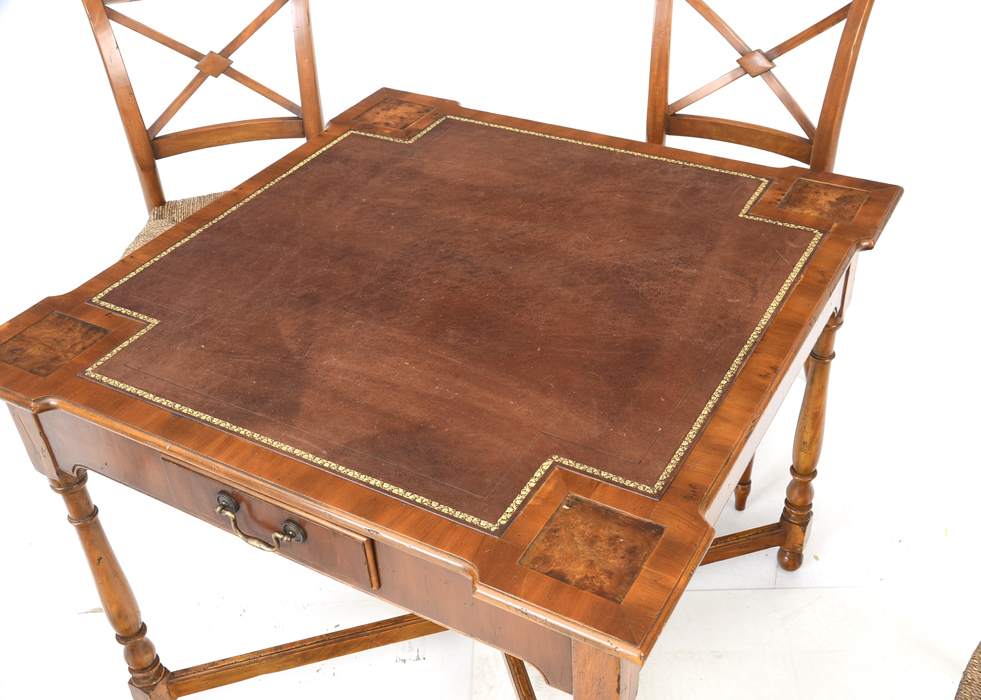 Alfonso Marina Gaming Table and Chairs