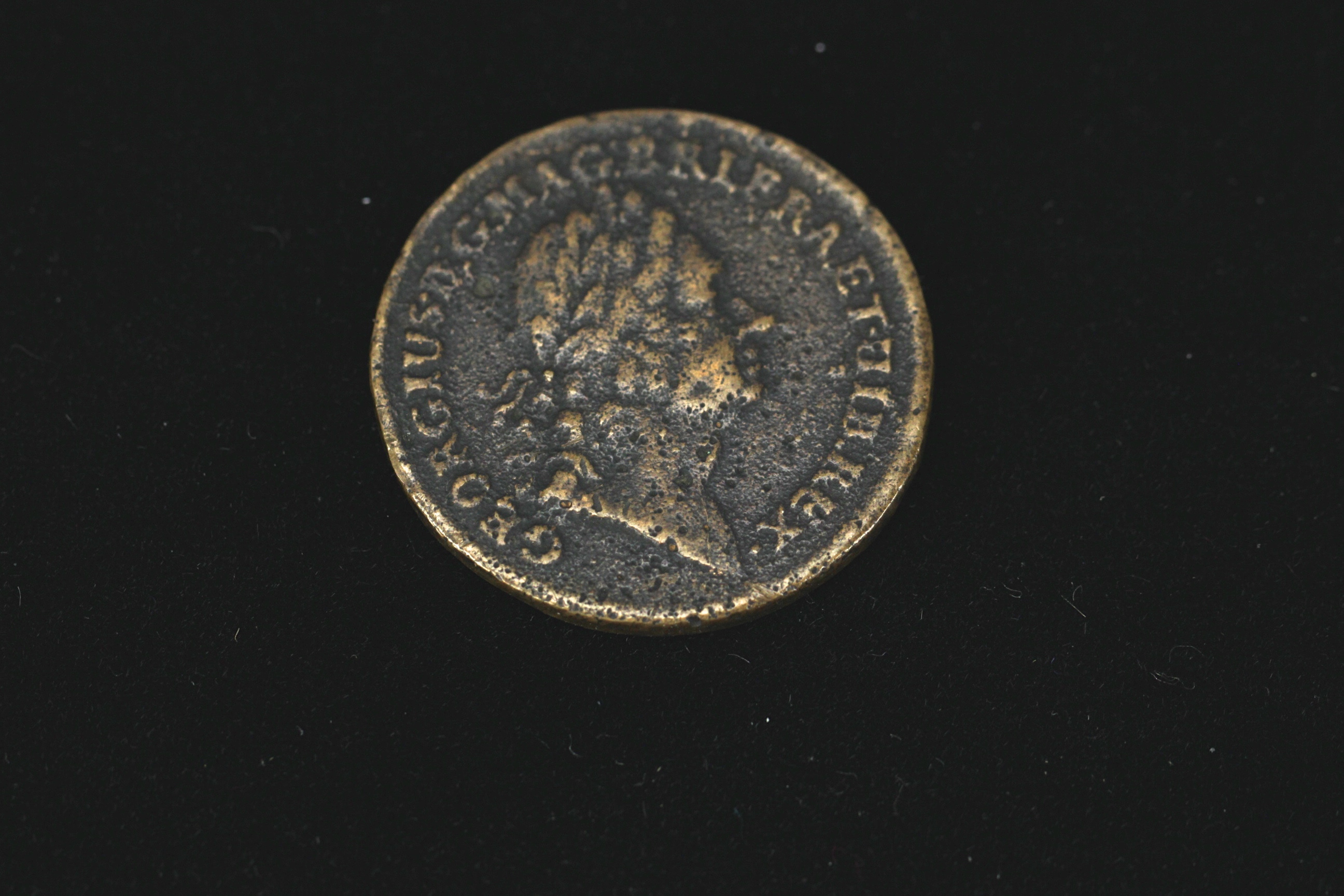 1723 Rosa Americana Twopence Coin