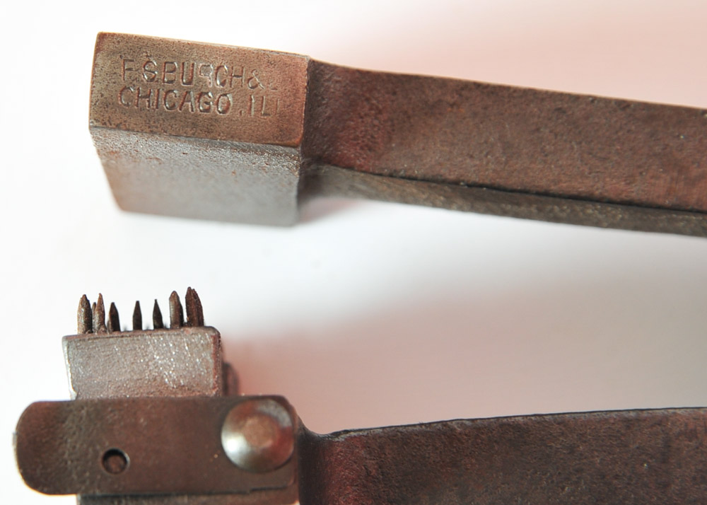 Antique F.S. Burch Co. Livestock ID Tag