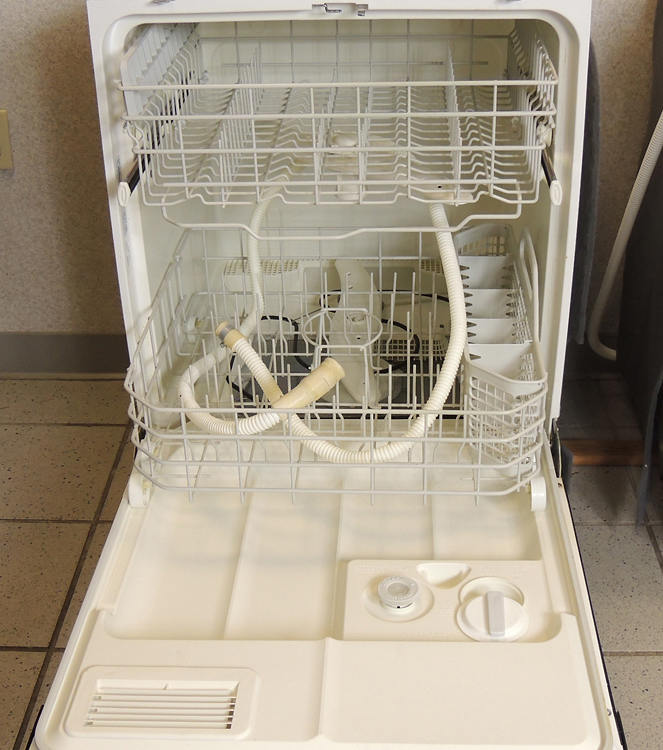 Black GE Triton Built-In Dishwasher