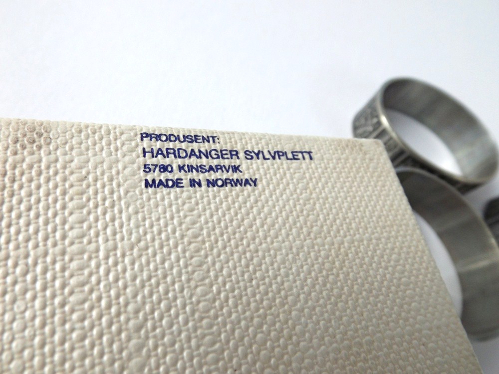 Mid-Century Norwegian Pewter Napkin Rings