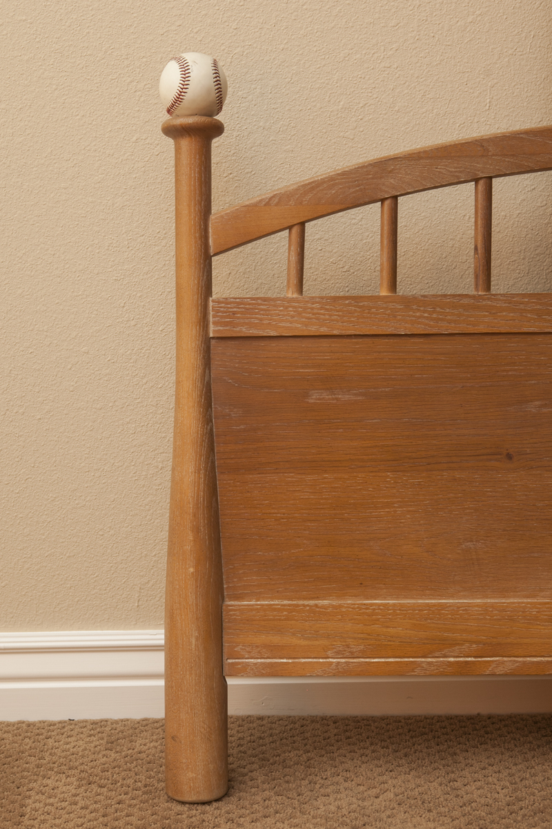 Thomasville Baseball Motif Twin Bed