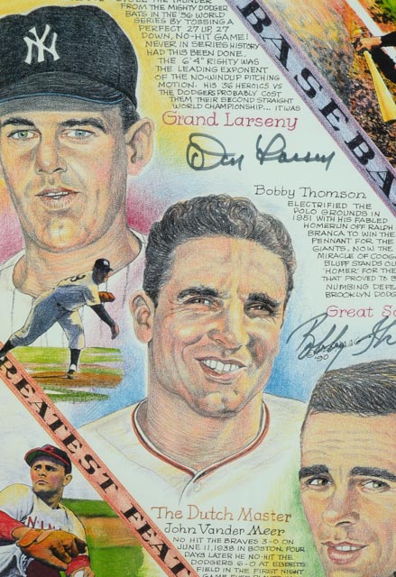 Larsen, Thomson and Vander Meer Signed Print