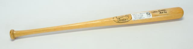 Steve Carlton Signed Baseball Bat