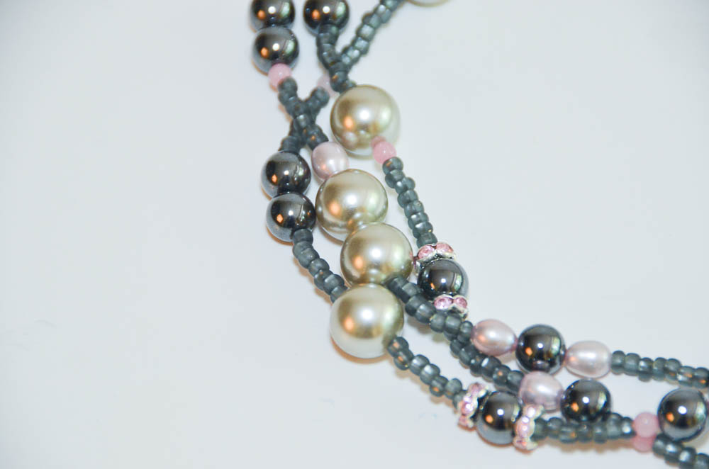 Pink and Black Jewelry