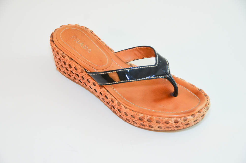 Prada Platform Thong Sandal