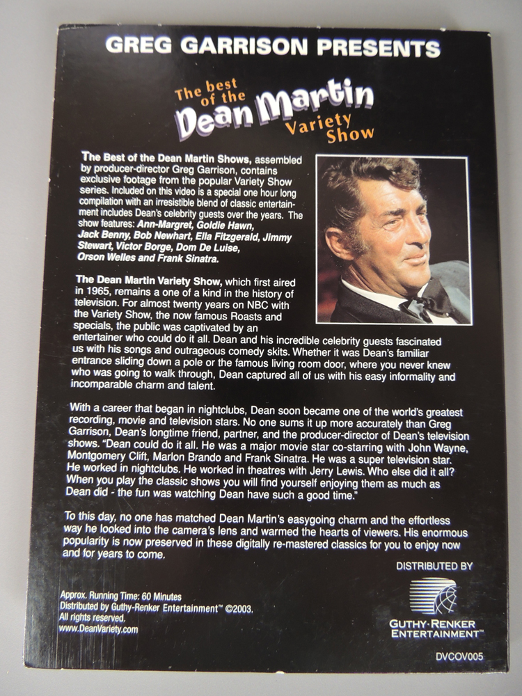 Dean Martin Variety Show DVD Set