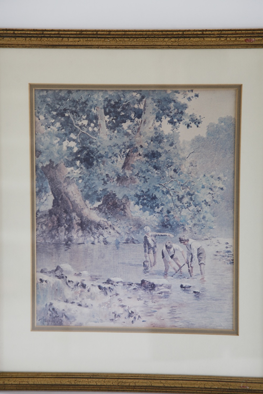 "Boyhood Memories" Framed Lithograph Print by Paul Sawyer