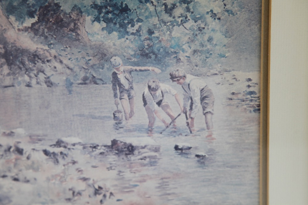 "Boyhood Memories" Framed Lithograph Print by Paul Sawyer