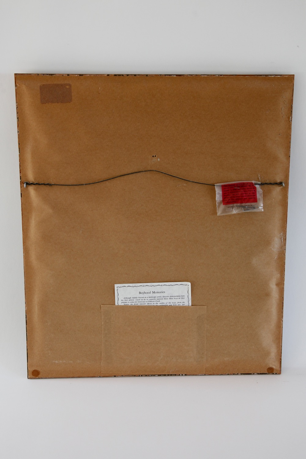 "Boyhood Memories" Framed Lithograph Print by Paul Sawyer