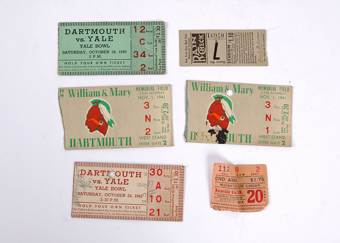 Collection of Vintage Tickets from the 1940s