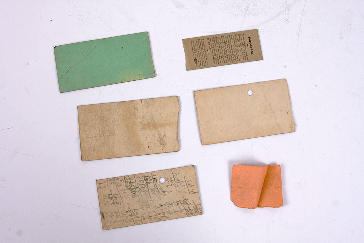 Collection of Vintage Tickets from the 1940s