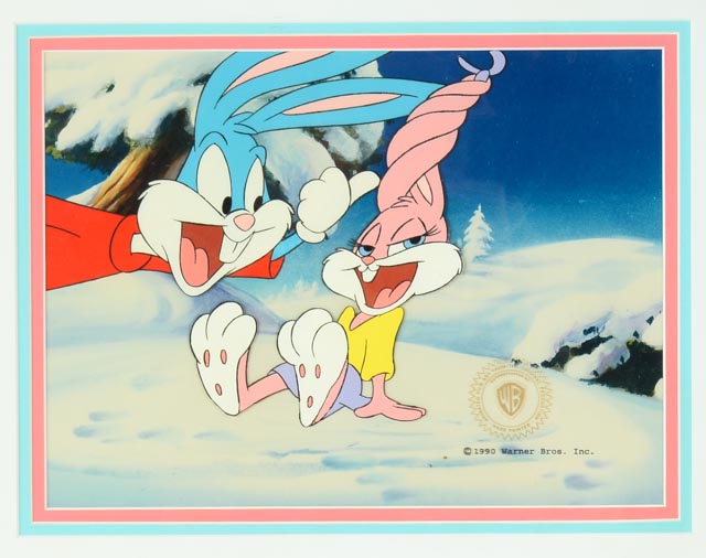 Animation Cel of Bugs and Babs from Warner Bros. Inc.