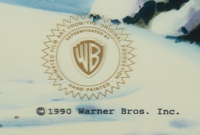 Animation Cel of Bugs and Babs from Warner Bros. Inc.