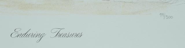 Signed, Limited Edition John Ruthven Offest Lithograph Print