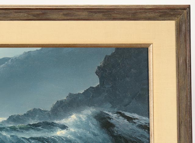 Seascape Oil Painting on Stretched Canvas