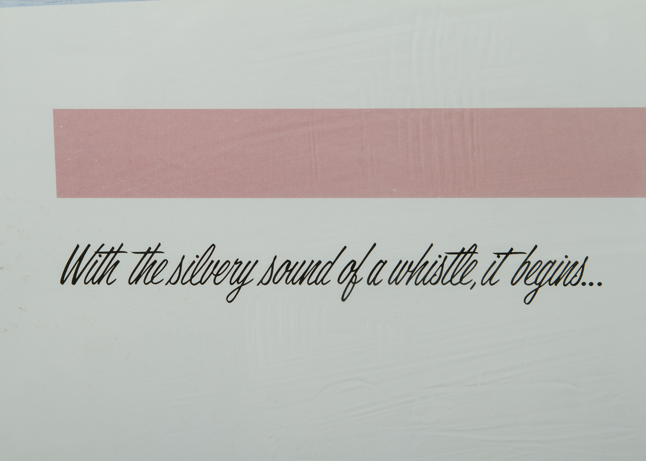 Signed Hoosier Dome Grand Opening Poster