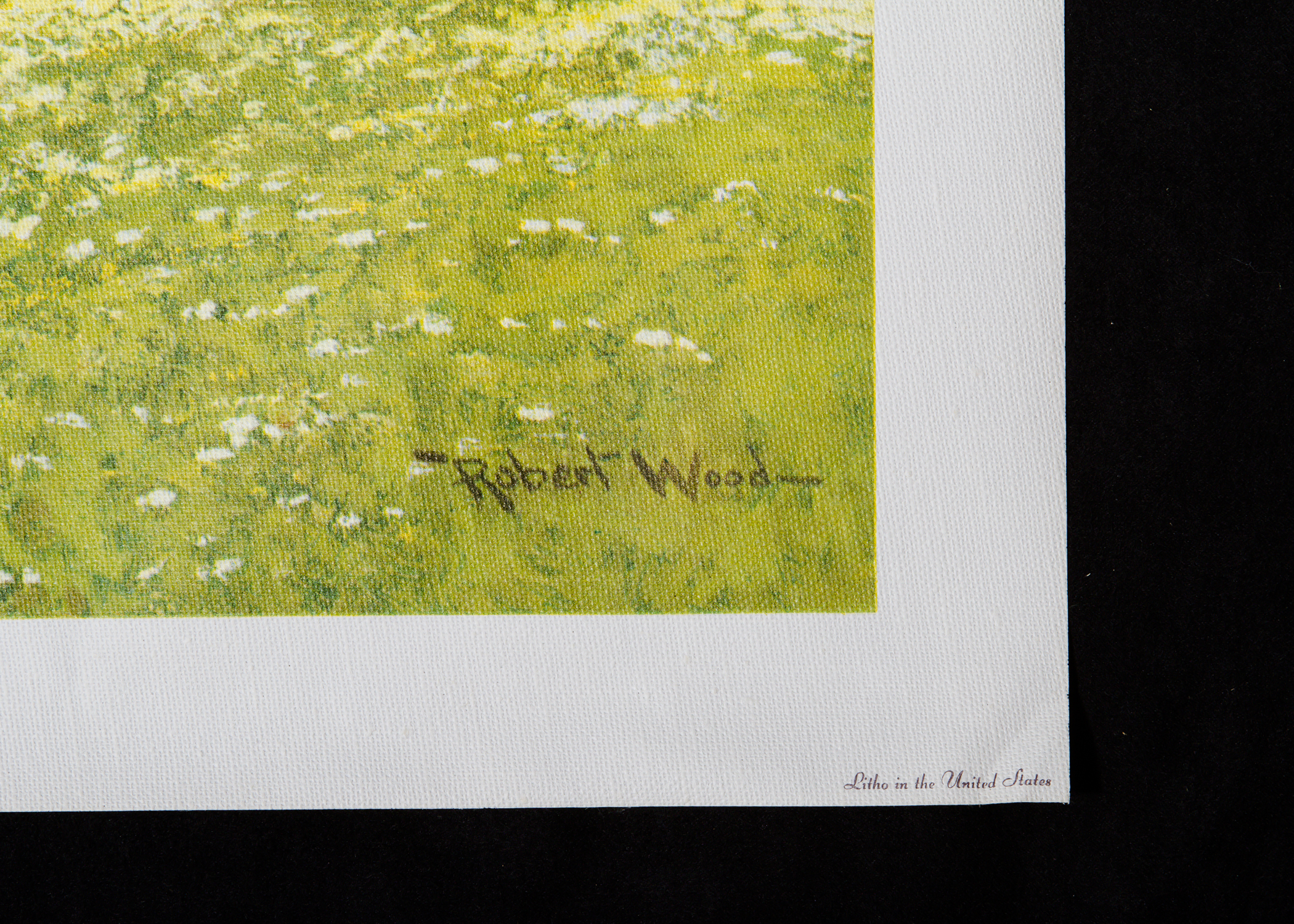 Pair of Vintage Robert Wood Offset Lithographs