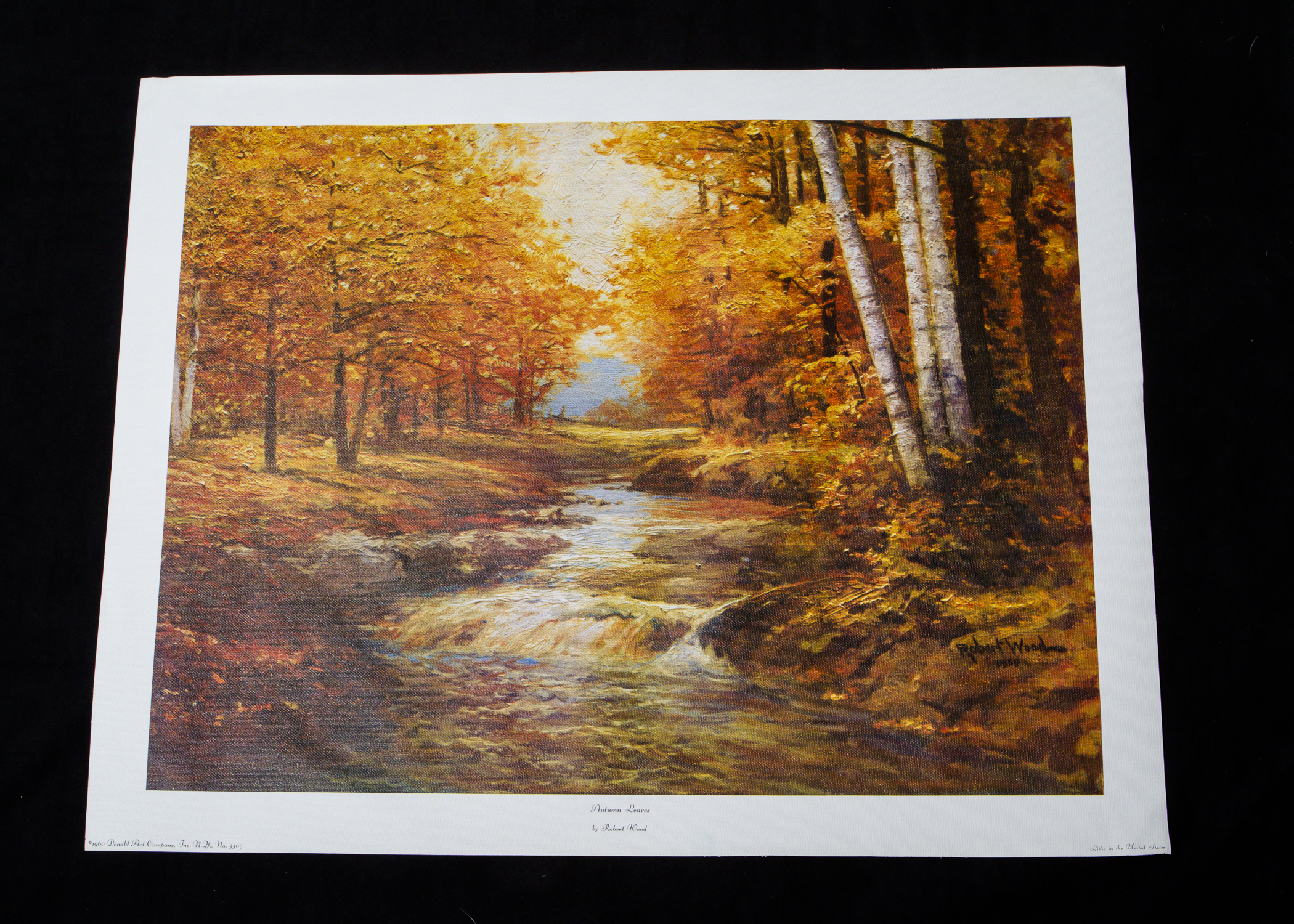 Pair of Vintage Robert Wood Offset Lithographs