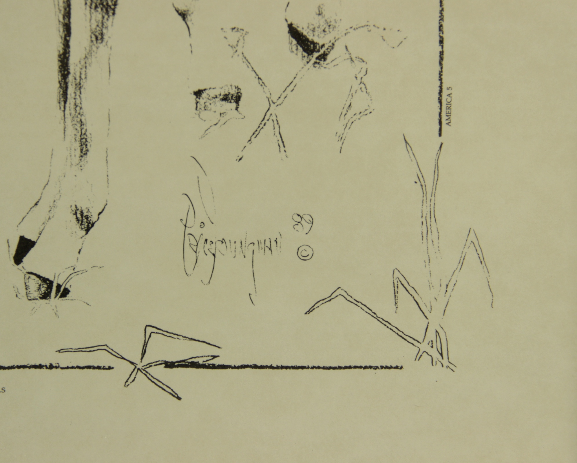 Price Youngman Lithograph "The Runt" 1989