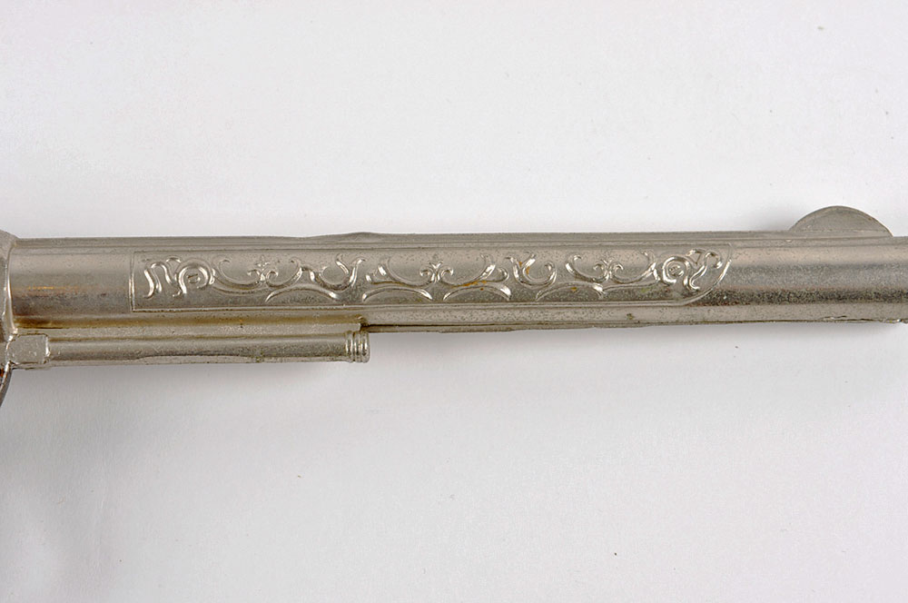 Vintage Kids Cap Gun and Homemade Rubberband gun