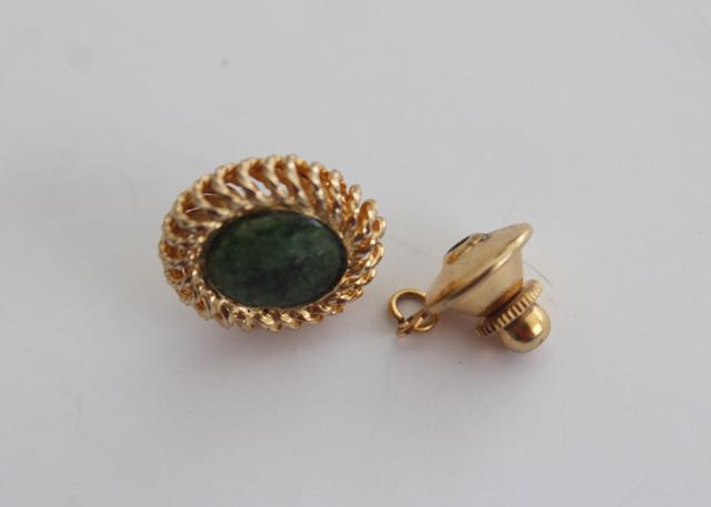 Jade Tie Tack