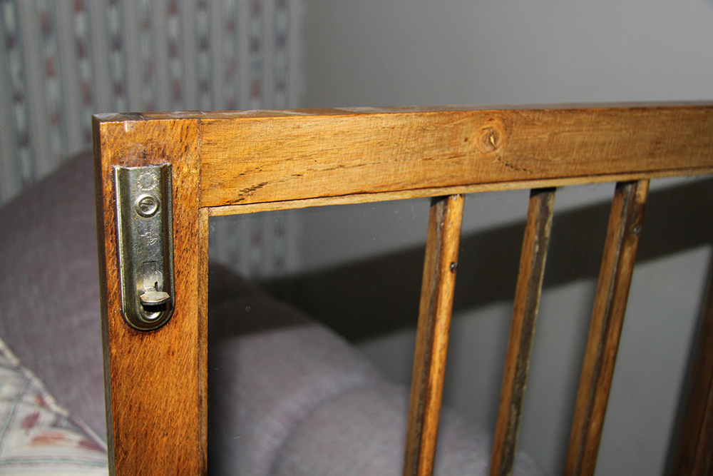 Art Deco Style Oak Display Cabinet