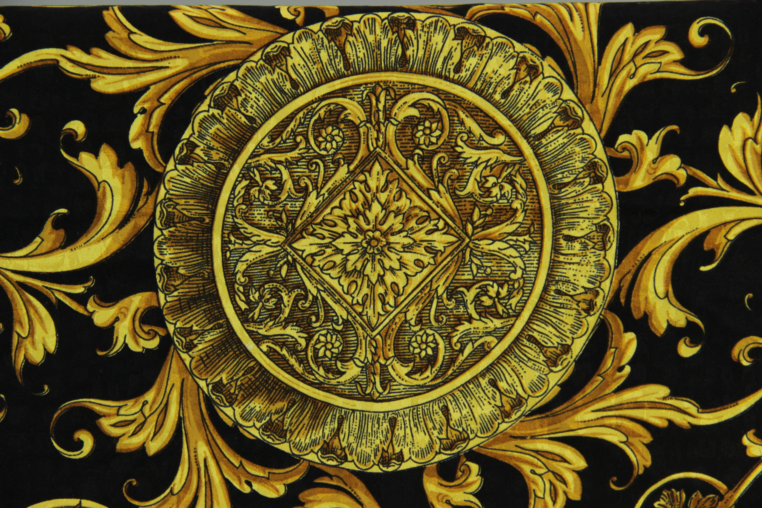 Vintage Italian Silk Head Scarf with Box