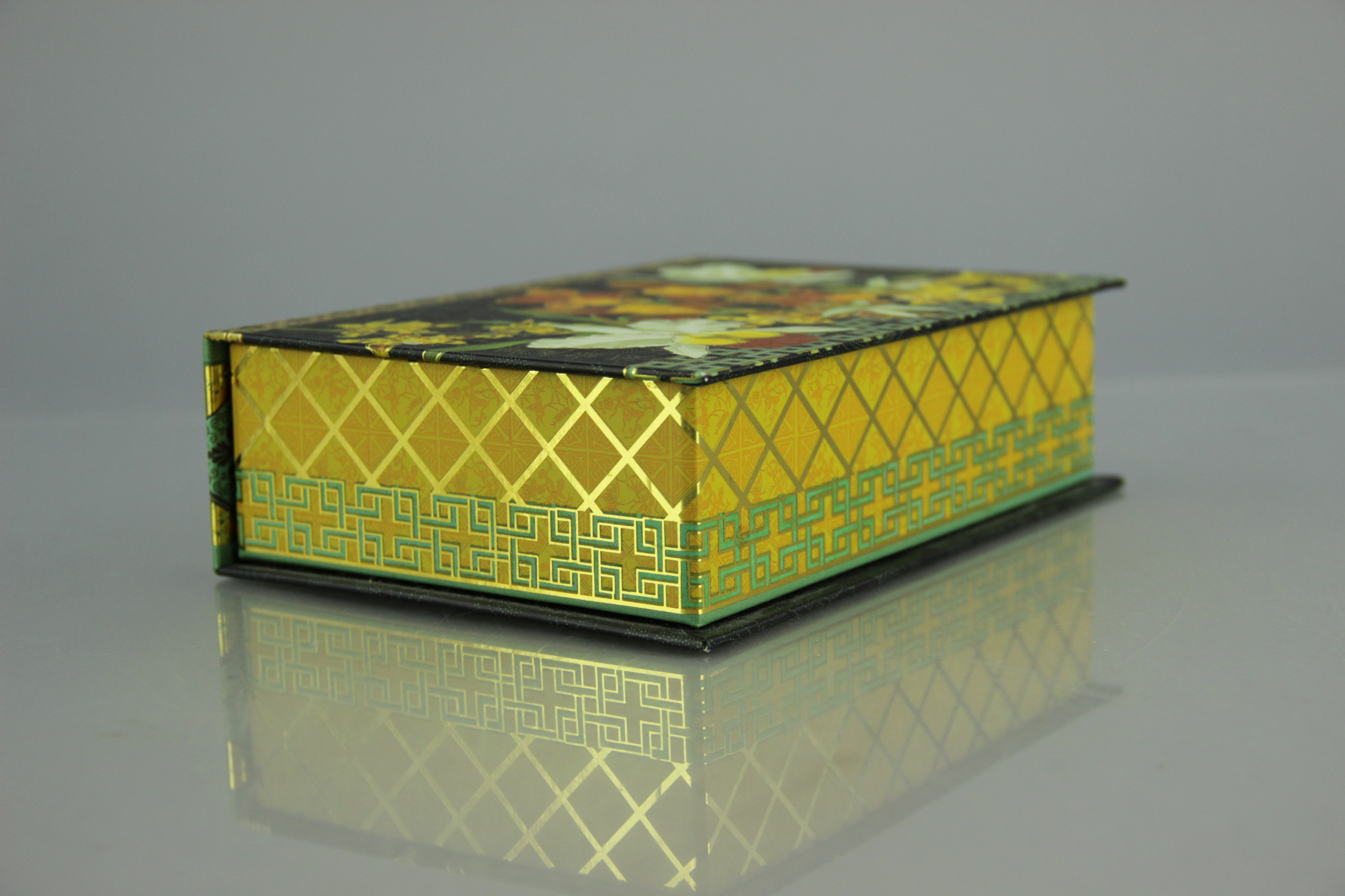 Vintage Italian Silk Head Scarf with Box