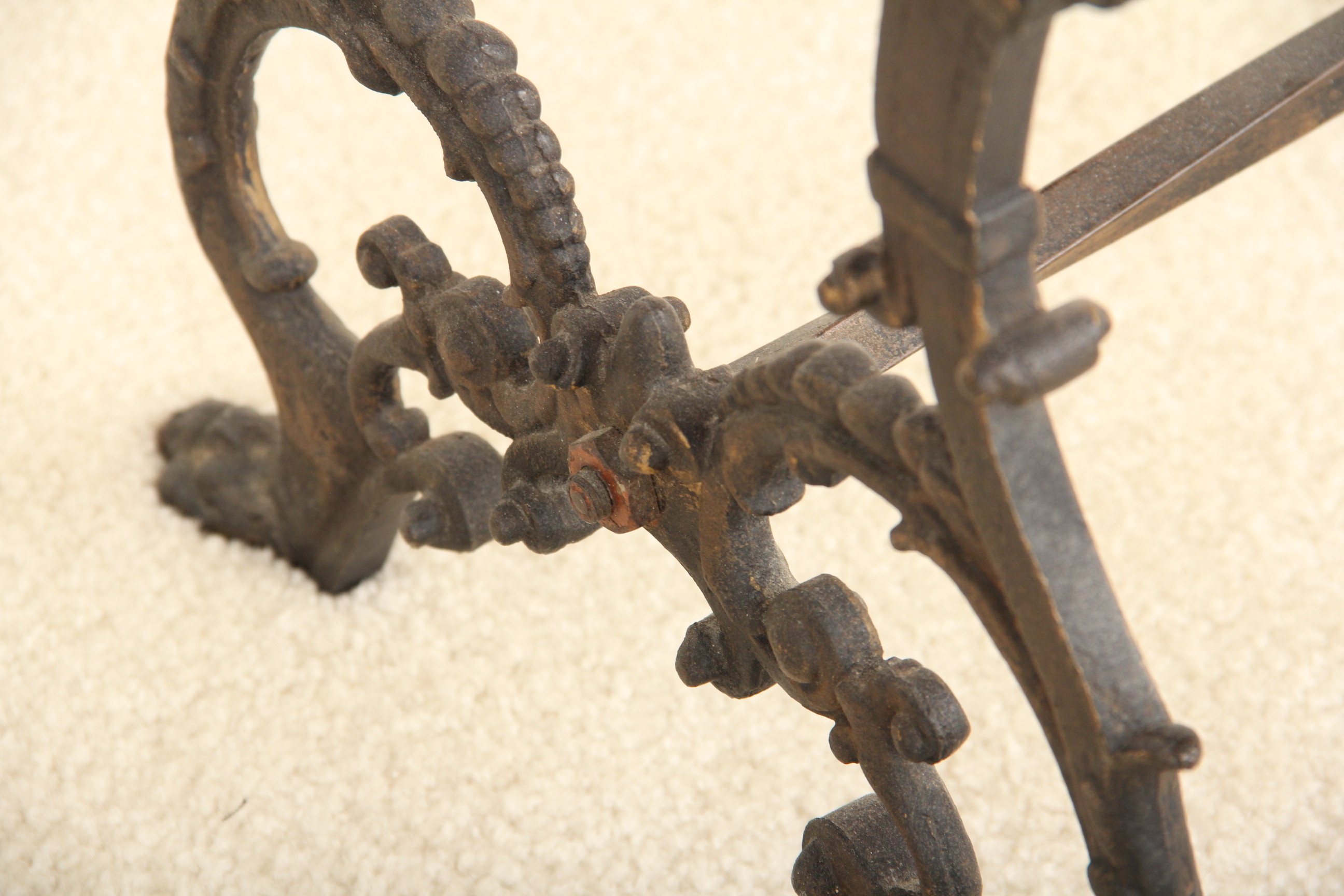 Wrought Iron Bench