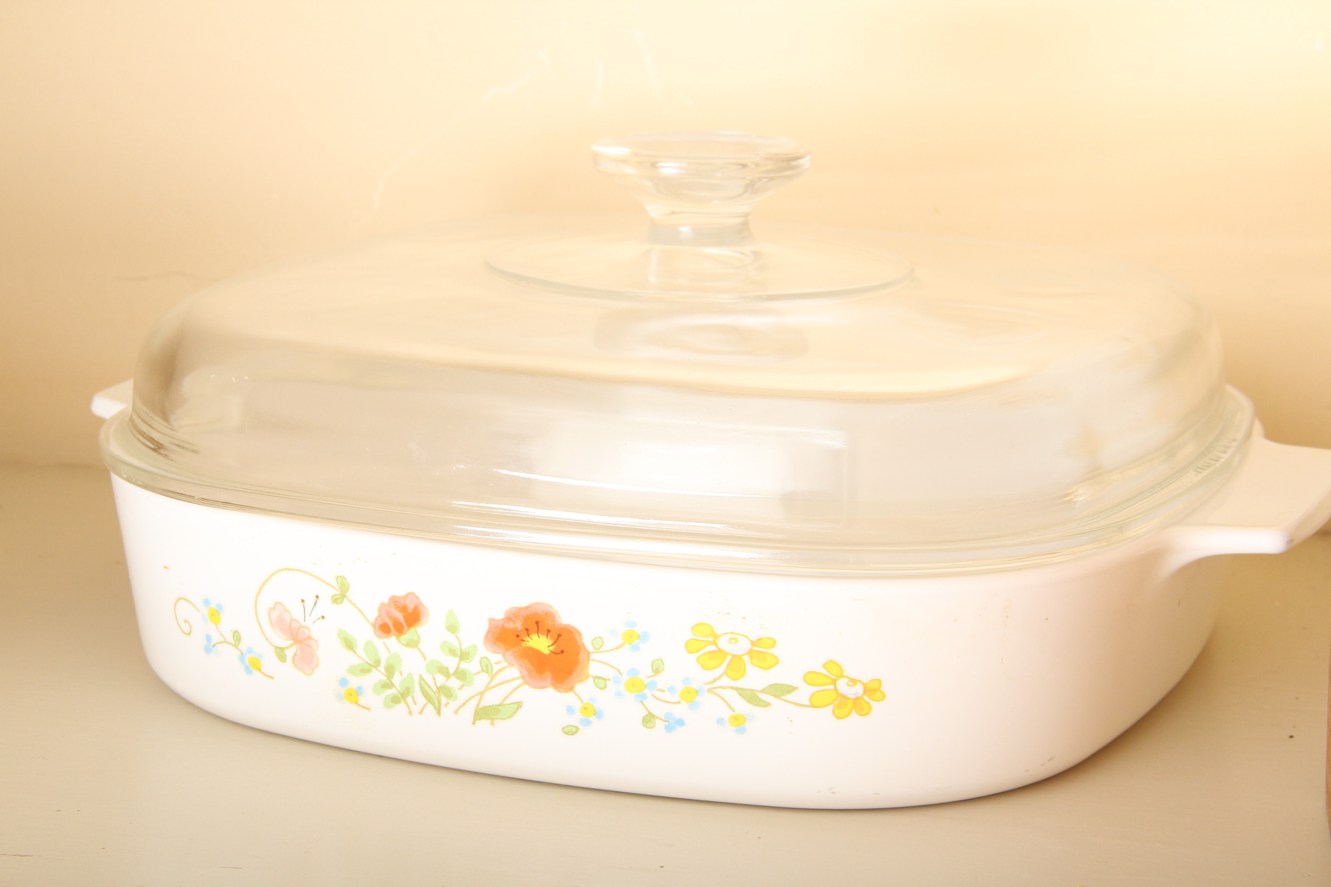 Trio of Corning Ware Cassarole Dishes